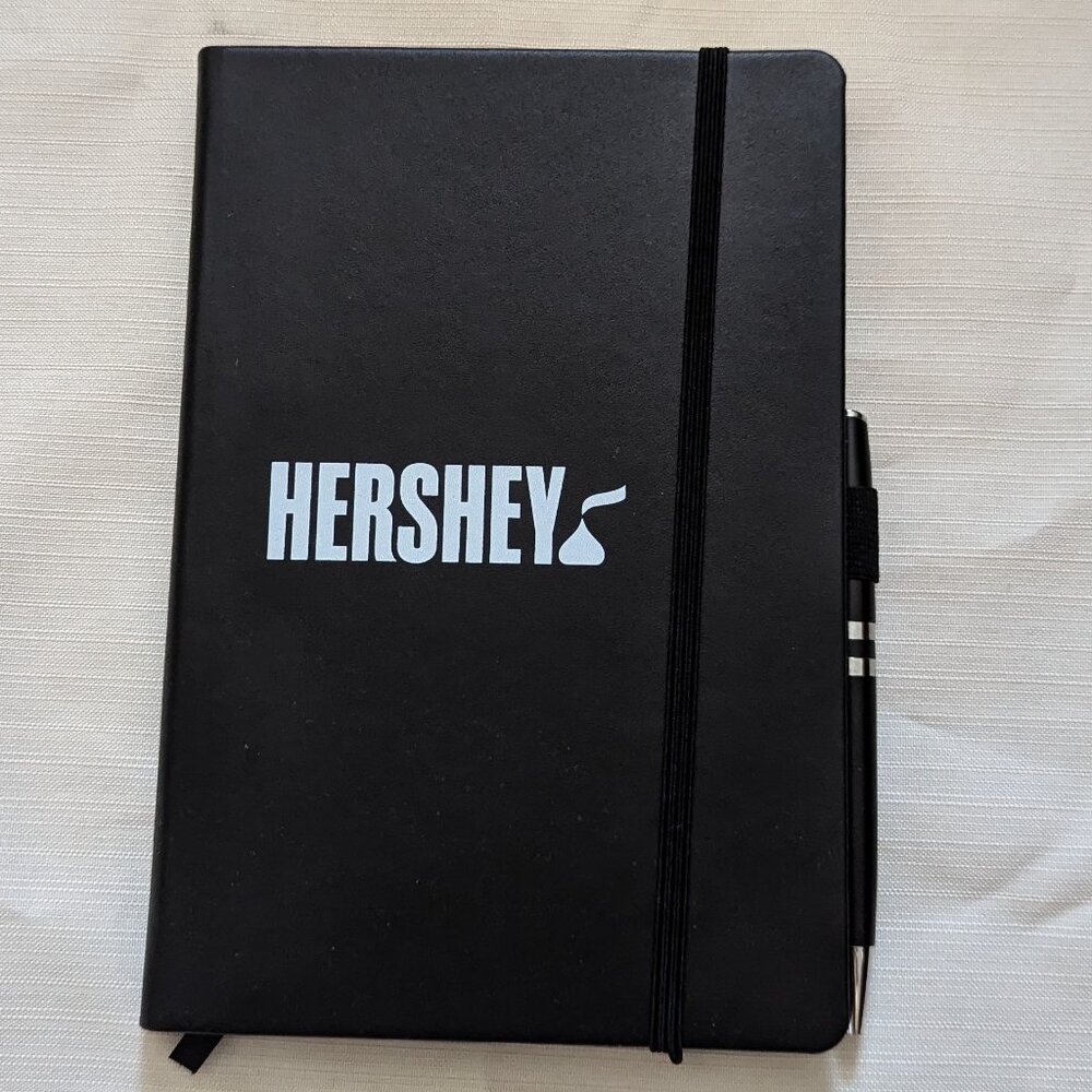 Hershey's Chocolate Executive Journal Notebook with Pen | Brand New | Gifts
